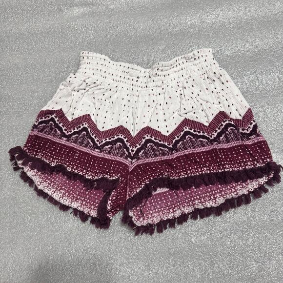 No Boundaries Girls Boho Fringe Shorts Small (3-5) - Picture 1 of 7